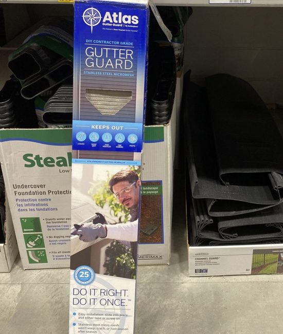 At Lowes Atlas Gutter Guard